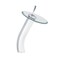 Novatto FALLS Single Lever Waterfall Vessel Faucet Set, Chrome/ Clear Glass GF-001CH-C-PUD - alternate 3